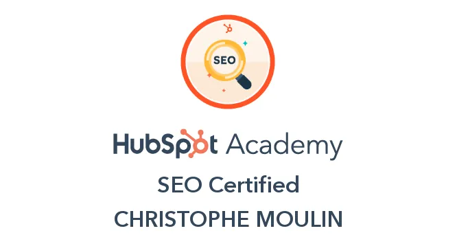 Diplôme SEO Certified · HubSpot Academy