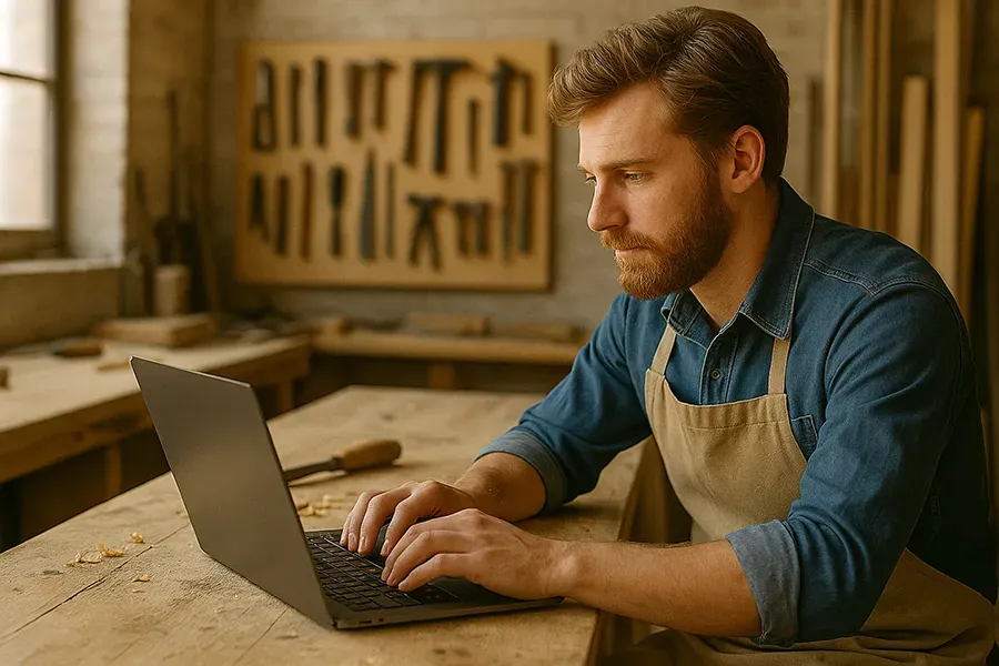 Site vitrine artisan : guide complet pour créer un site efficace