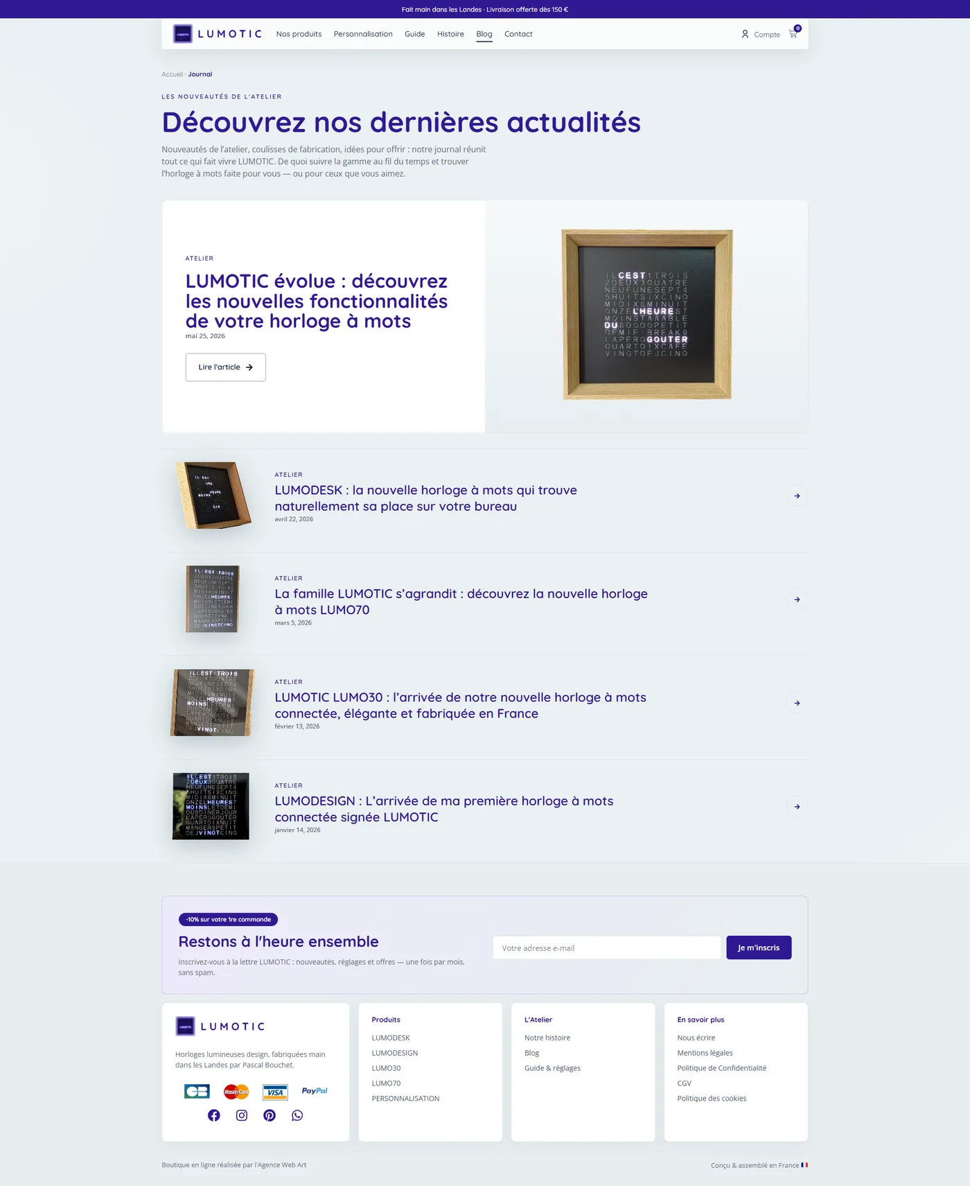 Blog Lumotic, moteur du référencement