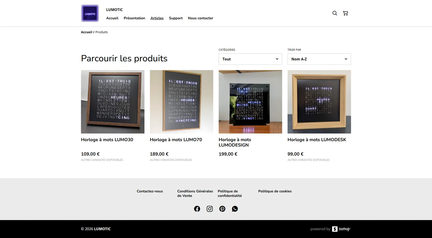 Ancienne boutique Lumotic
