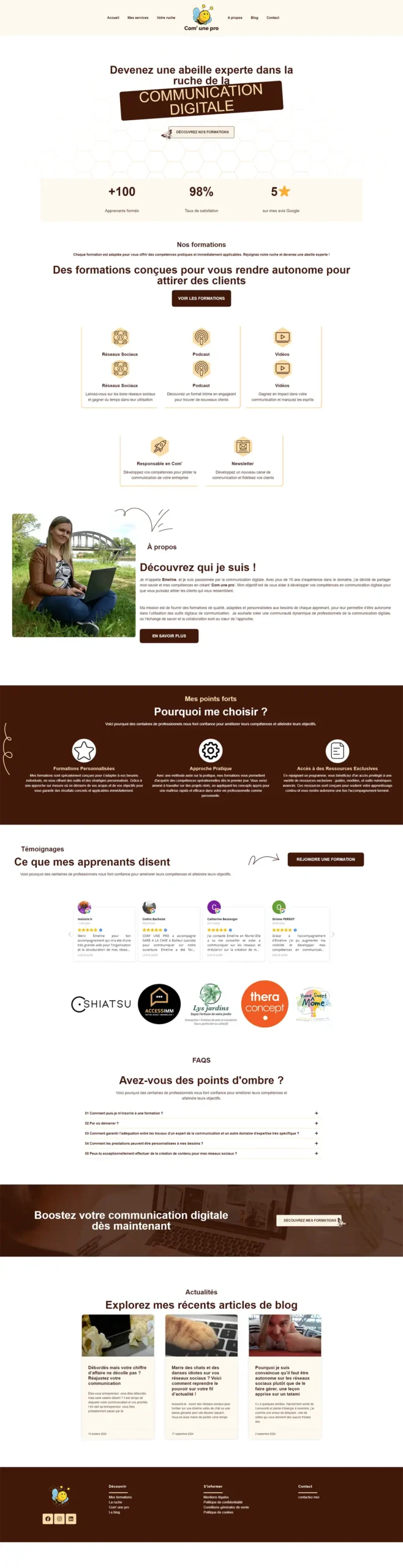 refonte site graphique formation